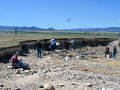 No 111 Helena Montana. Cy, Diane, Kevin, Rob, Larry and Joel far right working the sapphire gravels at Spokane Bar Sapphire Mine. 